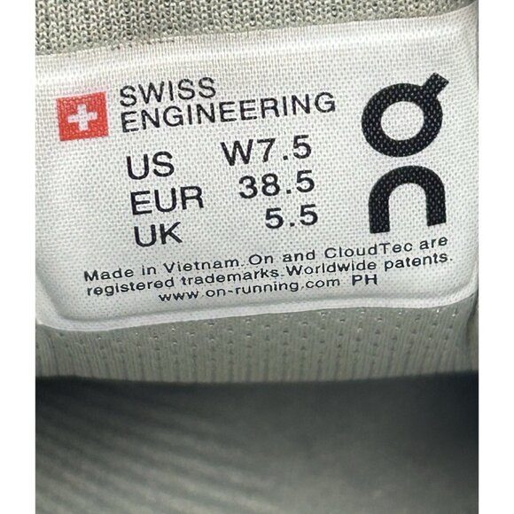 On Cloud Cloudstratus Women Size 7.5 Navy Dust Athletic Running Shoes - Picture 8 of 9